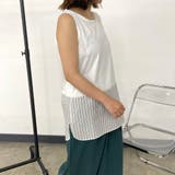 裾布帛タンクトップ | non-hedge | 詳細画像19