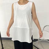 裾布帛タンクトップ | non-hedge | 詳細画像6