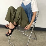 薄ツイル裾ダーツカーゴパンツ | non-hedge  | 詳細画像14 