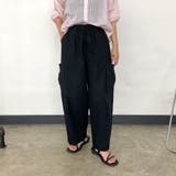 薄ツイル裾ダーツカーゴパンツ | non-hedge  | 詳細画像17 