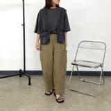 薄ツイル裾ダーツカーゴパンツ | non-hedge  | 詳細画像29 