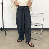 薄ツイル裾ダーツカーゴパンツ | non-hedge  | 詳細画像31 