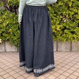 デニム裾刺繍ワイドパンツ | non-hedge  | 詳細画像19 