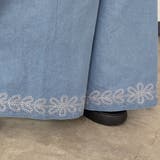 デニム裾刺繍ワイドパンツ | non-hedge  | 詳細画像29 