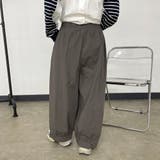 ツイル裾ドロストイージーパンツ | non-hedge  | 詳細画像16 