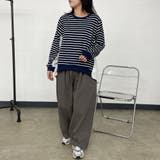 ツイル裾ドロストイージーパンツ | non-hedge  | 詳細画像17 