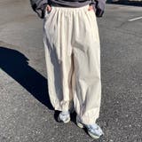 ツイル裾ドロストイージーパンツ | non-hedge  | 詳細画像2 