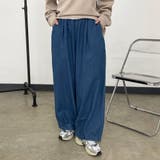 デニム裾ドロストイージーパンツ | non-hedge  | 詳細画像15 