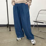 デニム裾ドロストイージーパンツ | non-hedge  | 詳細画像16 