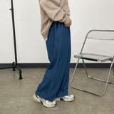 デニム裾ドロストイージーパンツ | non-hedge  | 詳細画像18 