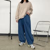 デニム裾ドロストイージーパンツ | non-hedge  | 詳細画像26 