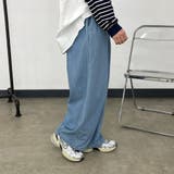 デニム裾ドロストイージーパンツ | non-hedge  | 詳細画像4 