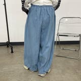 デニム裾ドロストイージーパンツ | non-hedge  | 詳細画像5 