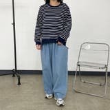デニム裾ドロストイージーパンツ | non-hedge  | 詳細画像6 
