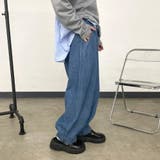 デニム裾スモッキングパンツ | non-hedge  | 詳細画像13 