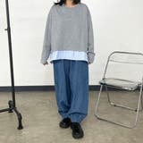 デニム裾スモッキングパンツ | non-hedge  | 詳細画像15 