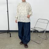 デニム裾スモッキングパンツ | non-hedge  | 詳細画像21 