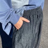 デニム裾スモッキングパンツ | non-hedge  | 詳細画像7 