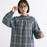 チェックスモッキングプルオーバー | non-hedge | 詳細画像15