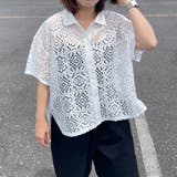 襟付きレースシャツ | non-hedge | 詳細画像21