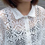 襟付きレースシャツ | non-hedge | 詳細画像25