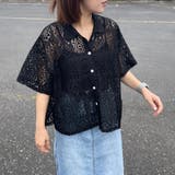襟付きレースシャツ | non-hedge | 詳細画像2
