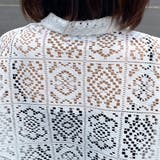 襟付きレースシャツ | non-hedge | 詳細画像28