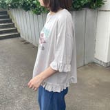 フリルプリントプルオーバー | non-hedge | 詳細画像2