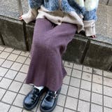 シャギーIラインスカート | non-hedge  | 詳細画像1 