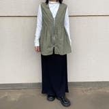 ZIPフリルベスト | non-hedge  | 詳細画像10 