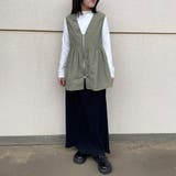 ZIPフリルベスト | non-hedge  | 詳細画像11 