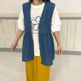 ZIPフリルベスト | non-hedge  | 詳細画像16 