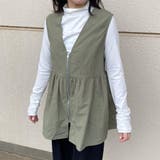 ZIPフリルベスト | non-hedge  | 詳細画像1 