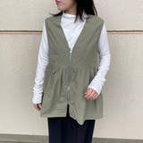 ZIPフリルベスト | non-hedge  | 詳細画像2 