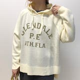 アイボリー | ジャガードロゴニットパーカー | non-hedge