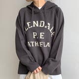 チャコール | ジャガードロゴニットパーカー | non-hedge