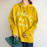 マスタード | ジャガードロゴニットパーカー | non-hedge