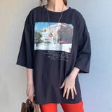 チャコール | 前後2WAY転写チュニック | non-hedge