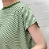フレンチ刺繍ロゴボーダーチュニック レディース ファッション | non-hedge  | 詳細画像12 