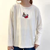 アイボリー | 【MOOMIN】リトルミイ刺繍ロンT | non-hedge