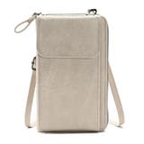 ライトグレー | 合皮スマホショルダーバッグ | non-hedge 