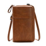 ブラウン | 合皮スマホショルダーバッグ | non-hedge 