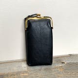 クロ | がま口スマホショルダーバッグ | non-hedge