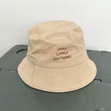 ベージュ | ロゴ刺繍バケットハット | non-hedge