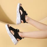 ★WEB限定★レースアップメッシュスポーツサンダル | non-hedge  | 詳細画像4 