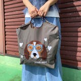 ドッグ刺繍コードハンドルトートバッグ | non-hedge | 詳細画像2