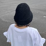 雑材スカラップバケットハット | non-hedge | 詳細画像9
