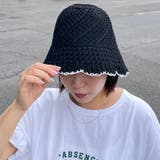 雑材スカラップバケットハット | non-hedge | 詳細画像4