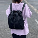ブラック | 撥水ナップサック | non-hedge