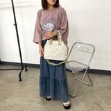 ロゴショルダーキャンバストートバッグ | non-hedge | 詳細画像6